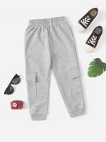  Plain Regular Fit Toddler Boys Bottoms 6818