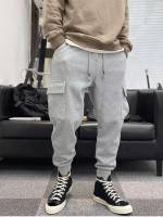 Long Light Grey Men Sweatpants 367