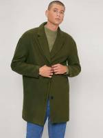  Long Sleeve Regular Fit Men Overcoats 8626