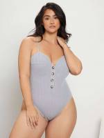  Rib-Knit Sexy Women Plus Clothing 8013