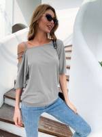  Regular Regular Fit Casual Women Tops, Blouses  Tee 440