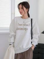  Slogan Casual Long Sleeve Women Clothing 1280