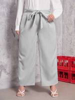   Belted Plus Size Bottoms 1923