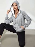  Long Sleeve Hooded Women Activewear 5481