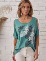  Casual Regular Women Tops, Blouses  Tee 3515