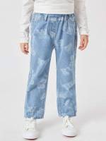  Letter Long Toddler Girls Denim 5435