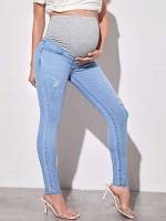  Light Wash Slim Fit Baby  Mom 8797