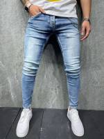  Long Light Wash Men Denim 4857