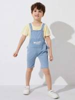 Regular Fit Pocket Short Light Wash Toddler Boys Clothing 2356