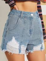  Regular Fit Women Denim Shorts 877