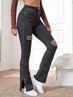 Skinny Plain Women Clothing 9743