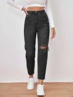  Plain Regular Fit Women Denim 5736