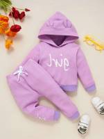  Bow Lilac Purple Baby Sets 8816