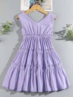  Sleeveless Cute Regular Fit Girls Dresses 6001