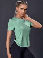 Round Neck  Crop Sports 4468