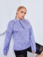  Zipper Funnel Neck Sports 1264