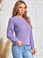 Round Neck Long Sleeve Casual Women Clothing 56