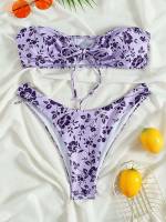 Boho Bandeau Lilac Purple Women Clothing 833