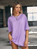  Casual Half Sleeve Round Neck Women Tops, Blouses  Tee 641