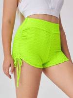 Lime Green Drawstring Skinny Sports 5953