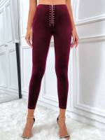 Elegant Plain Women Leggings 2090