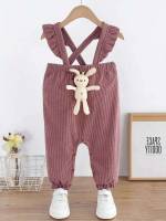 Mauve Purple Ruffle Baby Jumpsuits 189