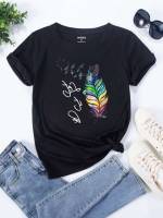  Short Sleeve Regular Women T-Shirts 622