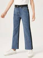 Regular Fit Medium Wash  Girls Jeans 462