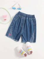  Medium Wash Butterfly Girls Denim 4249