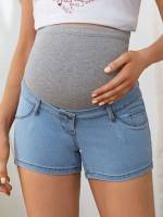   Medium Wash Maternity Denim 9985