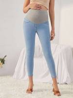   Medium Wash Maternity Denim 8232