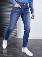  Medium Wash Plain Men Jeans 5236