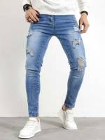  Ripped Medium Wash Men Denim 62