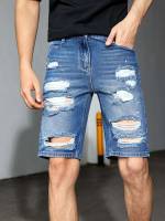   Regular Fit Men Denim Shorts 8013