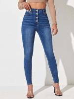  Medium Wash Skinny Women Clothing 2958