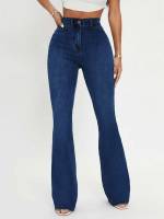  Medium Wash Long Women Denim 197