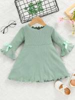 Plain Round Neck Regular Fit Cute Baby Clothing 8886