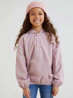 Hooded Regular Fit Plain Long Sleeve Girls Clothing 694