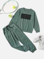  Drawstring Round Neck Boys Clothing 7523