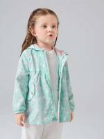 Regular Fit Long Sleeve Short Pocket Toddler Girls Clothing 2258