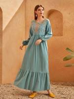  Round Neck Modest Arabian Wear 7904