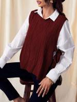  Regular Casual Women Sweater Vests 2314