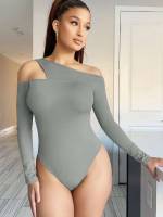  Plain Women Bodysuits 2526