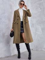  Casual Long Sleeve Lapel Women Outerwear 268