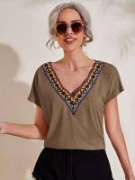  Tribal Casual Regular Fit Women Tops, Blouses  Tee 2308