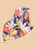 Floral  Multicolor Scarves 43