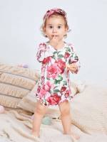 Long Sleeve Floral Baby Clothing 7926