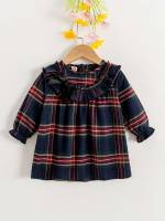 Regular Fit Ruched Round Neck Baby Clothing 3044
