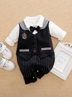 Multicolor Collar Bow Baby  Mom 3231