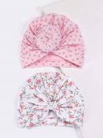   Floral Baby Hats  Gloves 4599